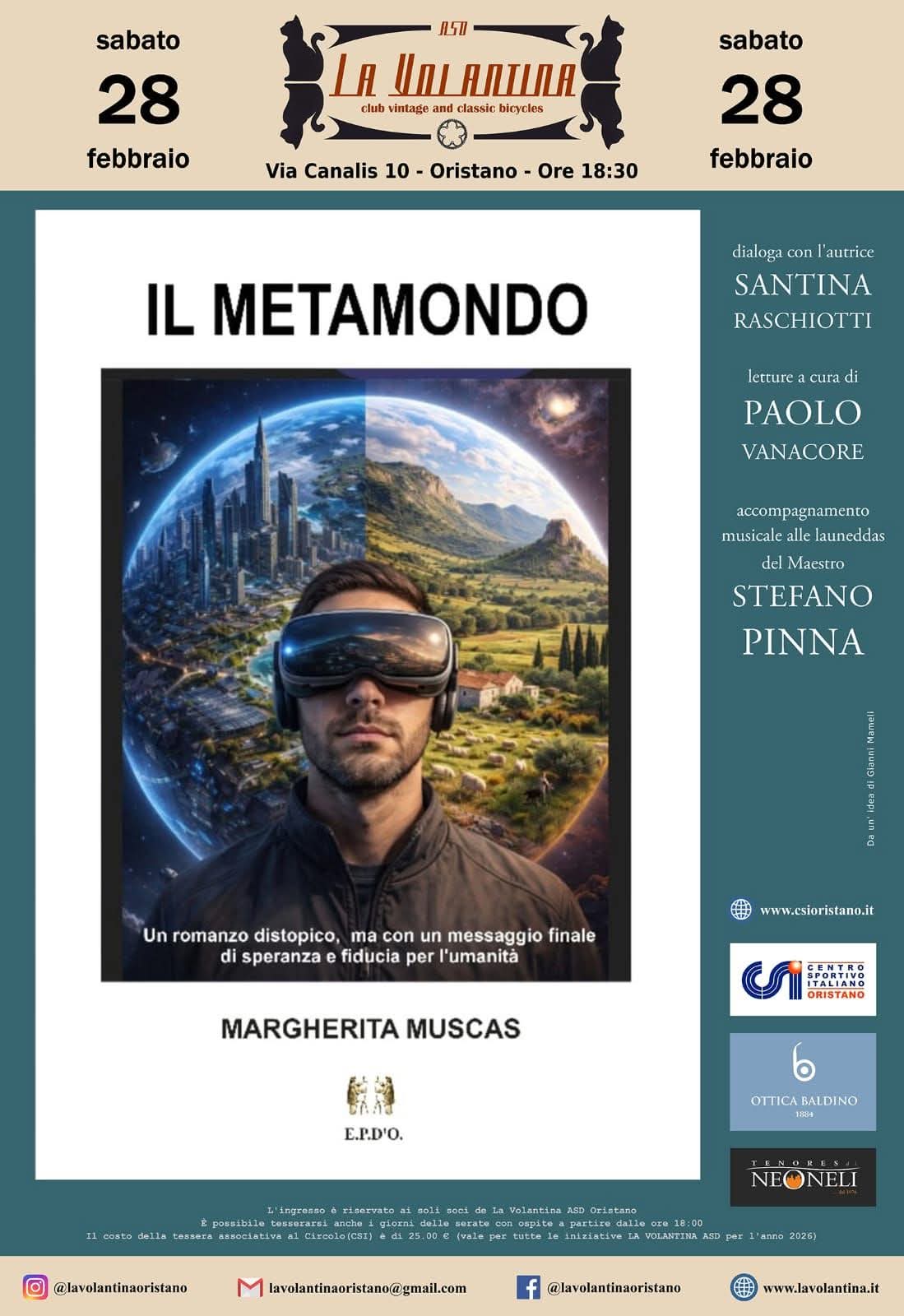 Evento Culturale Libro EPDO Margherita Muscas